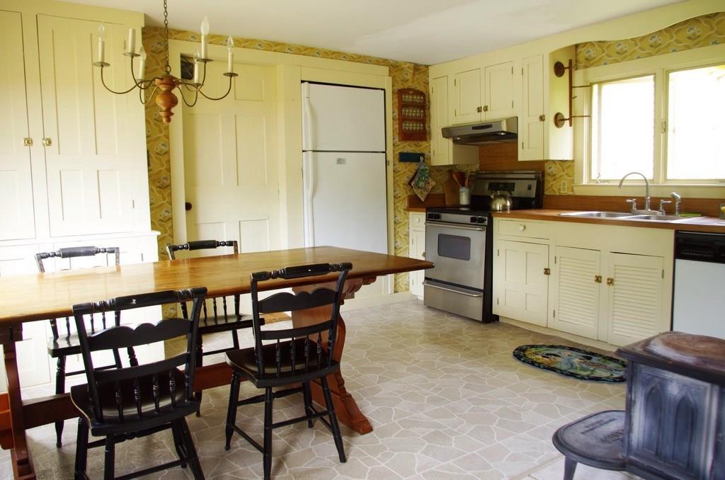 244 Old Winthrop Road Wayne, ME 04284 - Photo 9 of 23 Kitchen and Dining area
