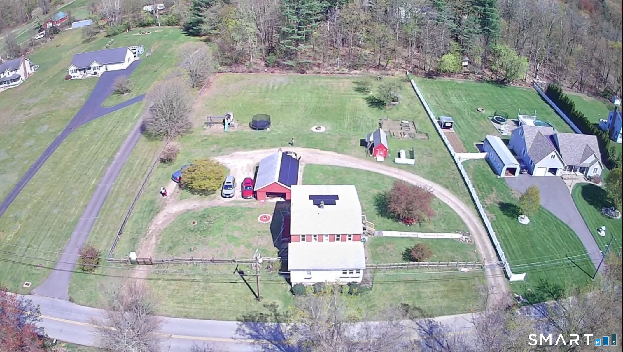 61 Crane Road Ellington, CT 06029 - Photo 26 of 26 Over an acre of beautifully maintained land, circular driveway, and private backyard setting