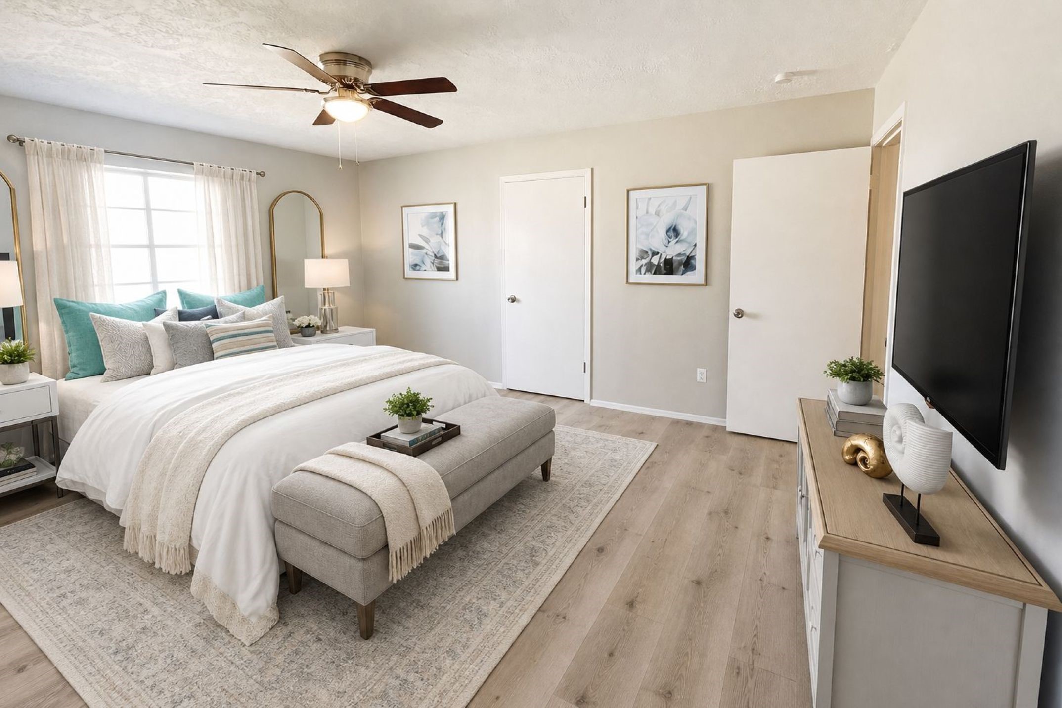 2130 Union Mill Road Houston, TX 77067 - Photo 12 of 28 Primary suite. Staged.