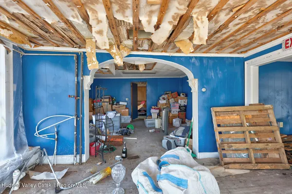 a view of storage and utility room