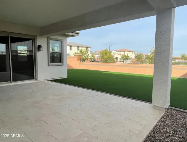 a view of a lake with a big yard