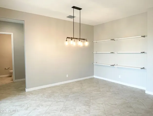 a view of an empty room