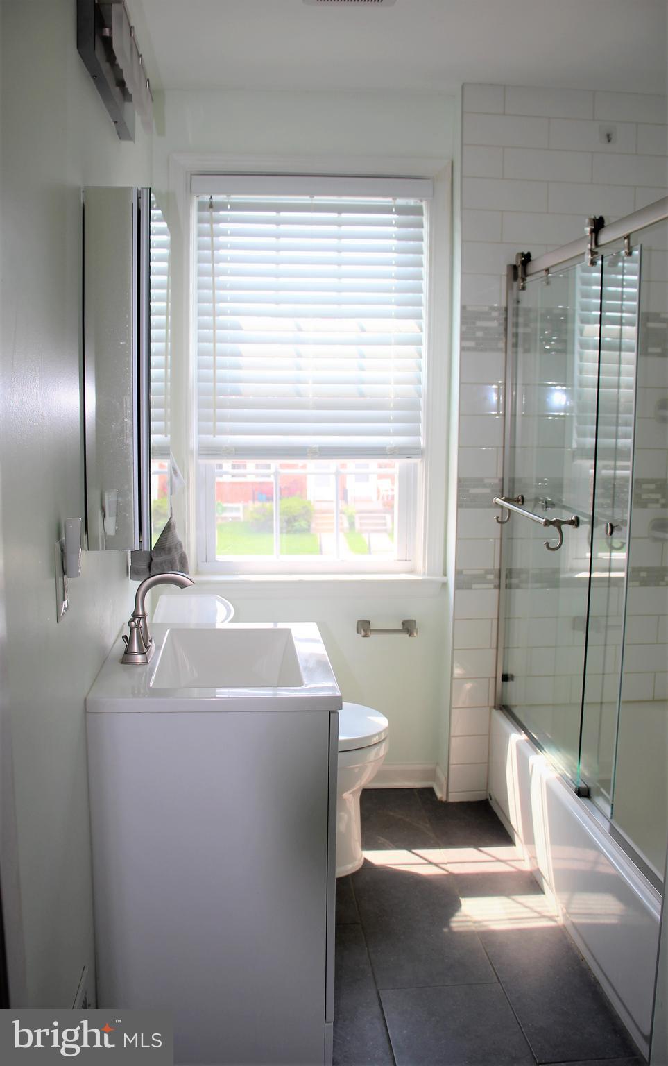 1746 Glen Ridge Road Towson, MD 21286 - Photo 28 of 48 a bathroom with a sink a toilet and shower