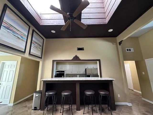 a front view of a house with entryway