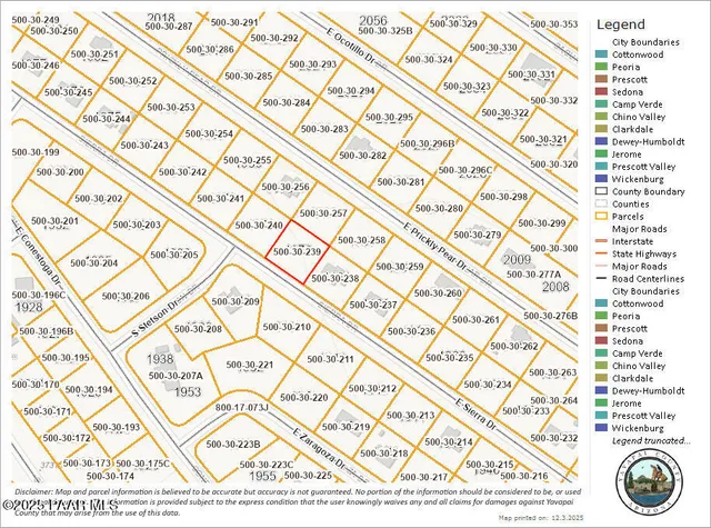 $42,500 | 19926 East Sierra Drive, Mayer, AZ 86333
