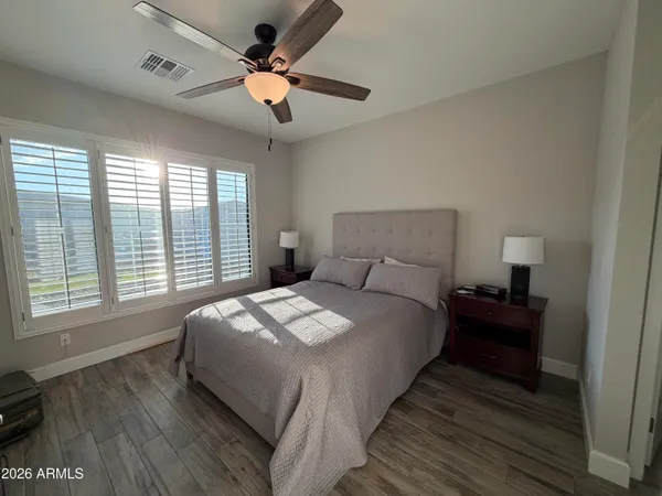 a view of a storage in a room