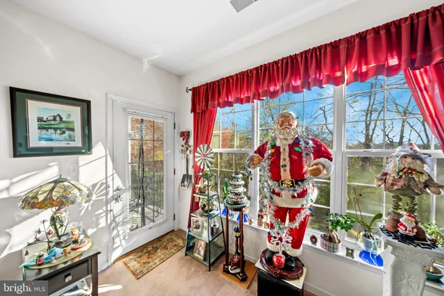 a view of gym equipment and a garage