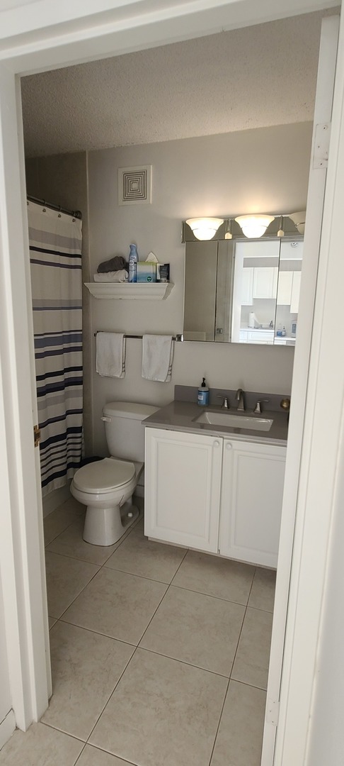 111 West Maple Street, Unit 2309 Chicago, IL 60610 - Photo 6 of 11 a bathroom with a toilet and a shower