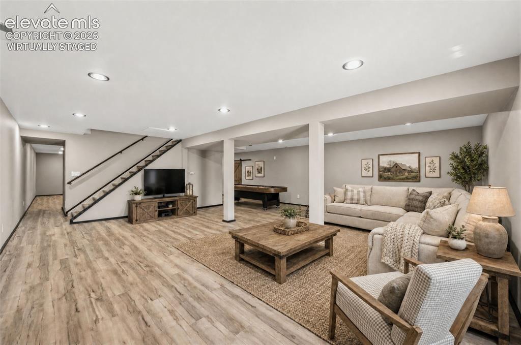 5463 High Park Road Florissant, CO 80816 - Photo 20 of 49 Virtually Staged. Basement