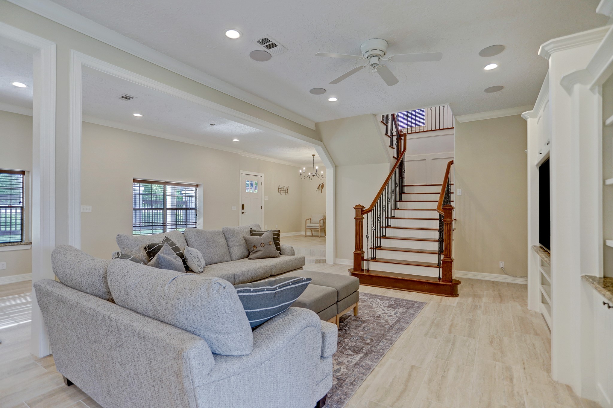 14362 Calvary Road Willis, TX 77318 - Photo 5 of 44 a living room with furniture and wooden floor