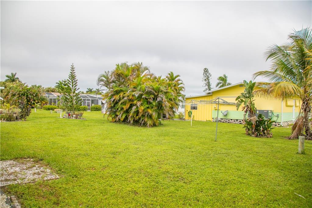 883 Manatee Road Naples, FL 34114 - Photo 5 of 15 a view of a big yard with palm trees
