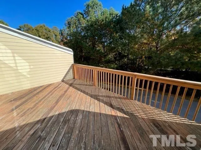 a view of deck with wooden floor and outdoor space