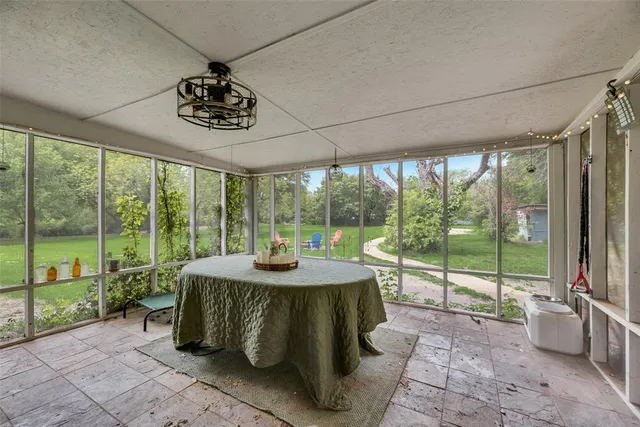 a very nice looking room with a large window