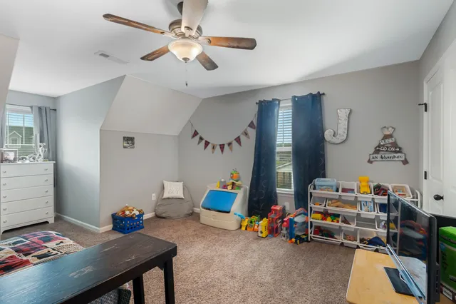 a children room with toys