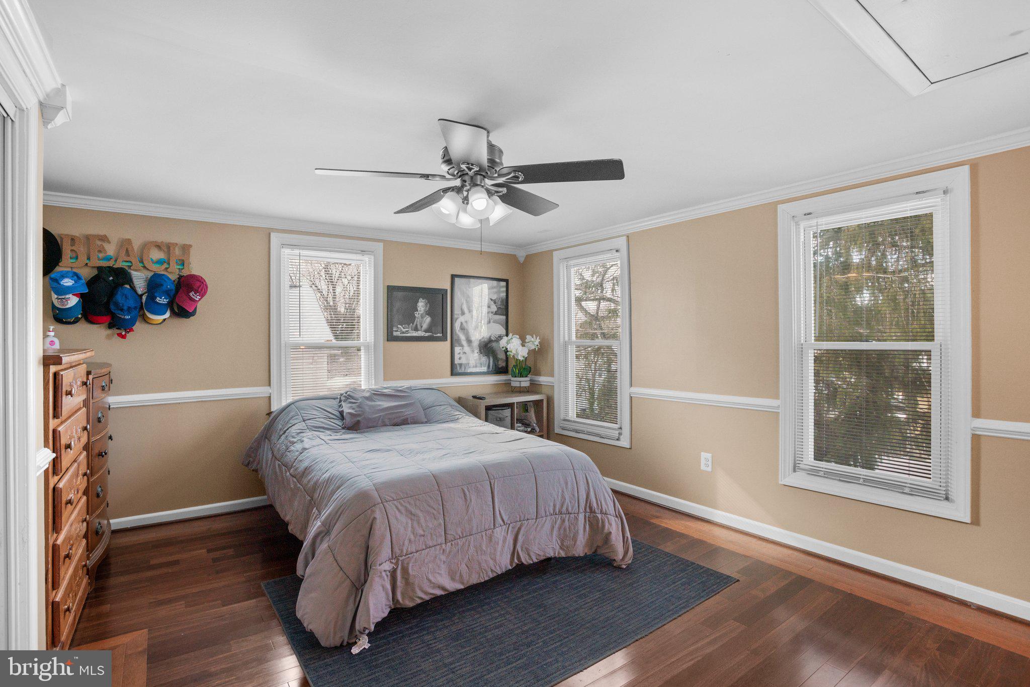 3604 Hineline Road Baltimore, MD 21229 - Photo 17 of 36 Bedroom One w/ Wood Floors