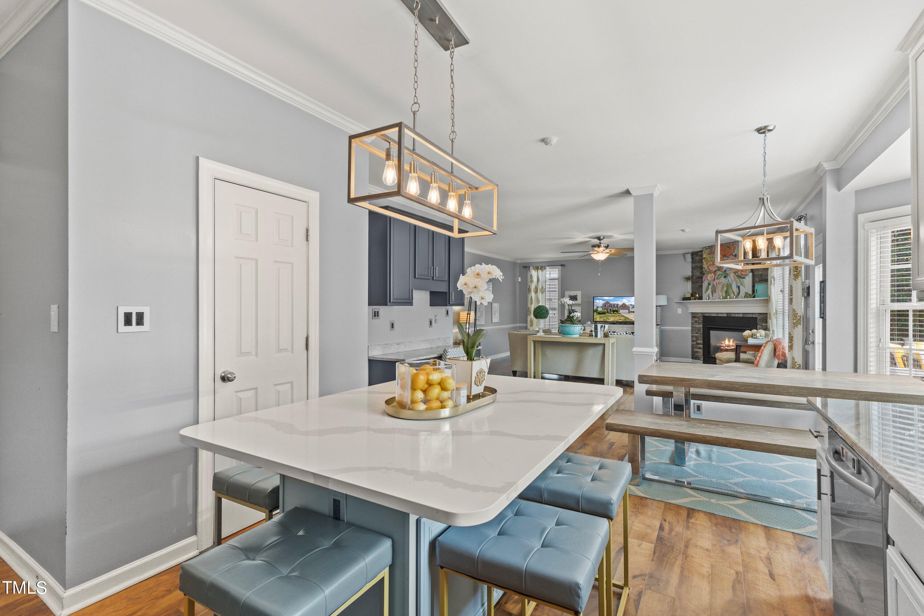 12212 Penrose Trail Raleigh, NC 27614 - Photo 18 of 41 a view of a dining room with furniture