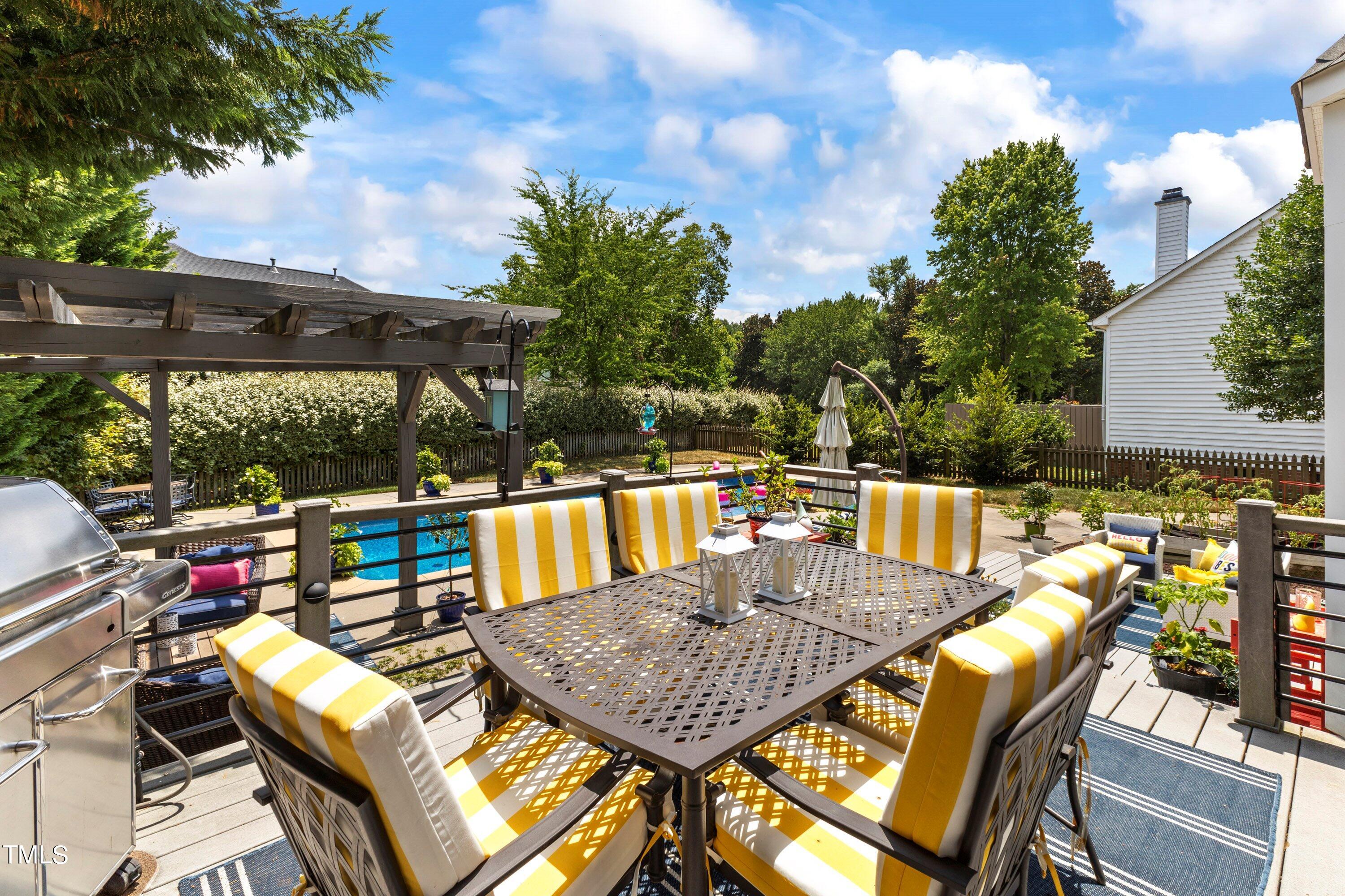 12212 Penrose Trail Raleigh, NC 27614 - Photo 31 of 41 an outdoor space with furniture and garden view