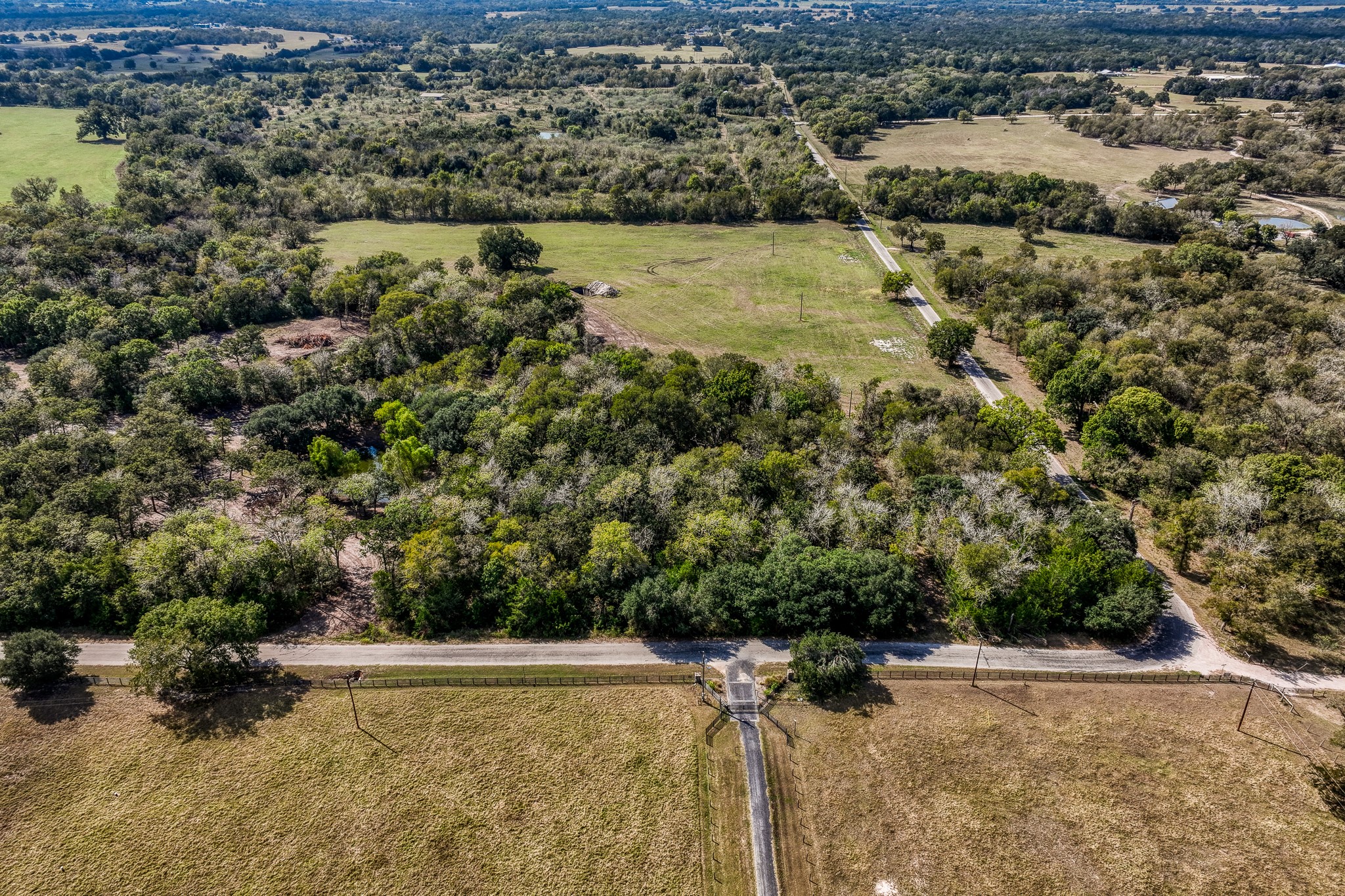 6 Sun Oil Road Brenham, TX 77833 - Photo 32 of 34 an aerial view of a houses with a yard