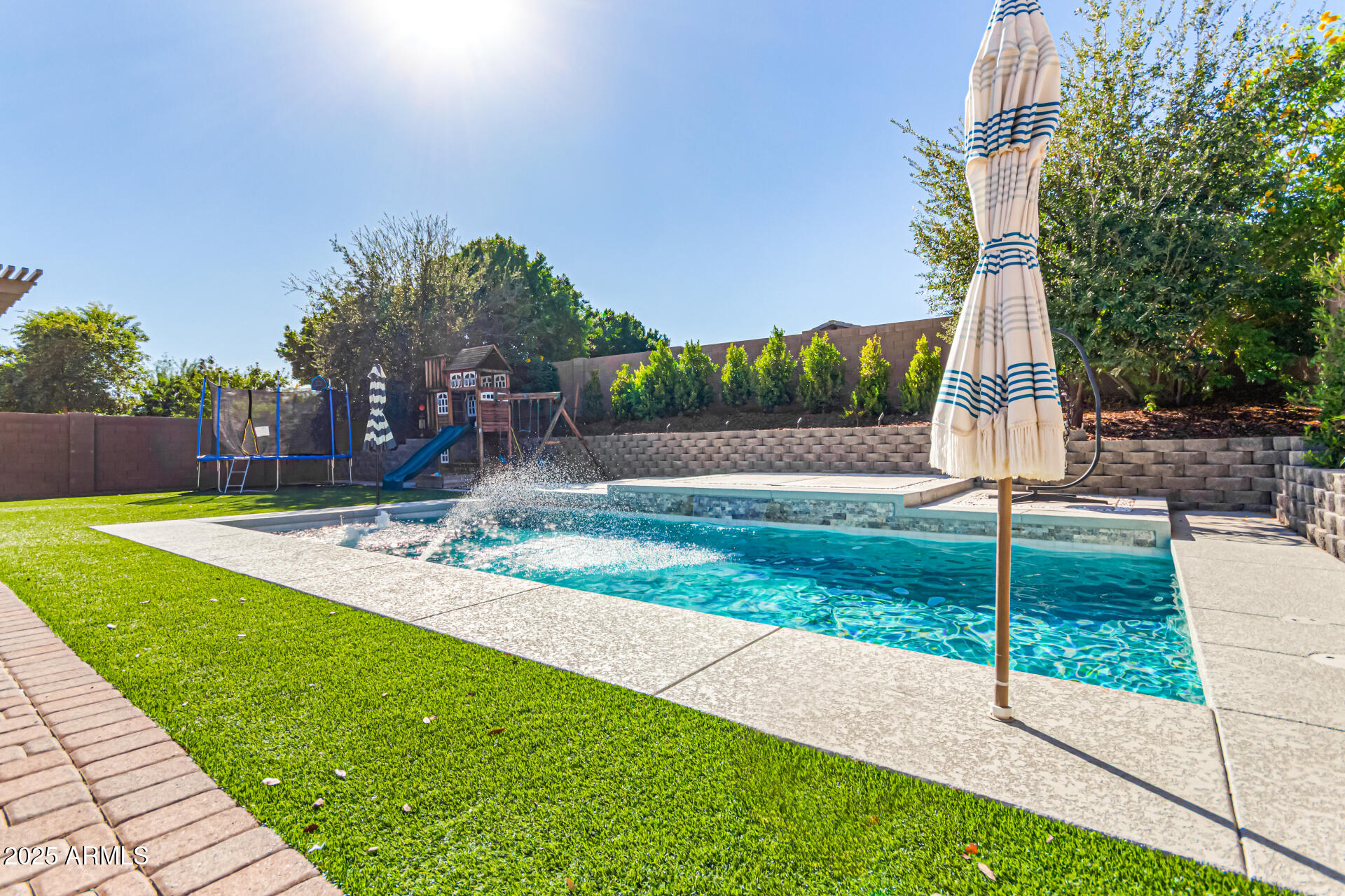 3294 North Springfield Street Buckeye, AZ 85396 - Photo 37 of 43 a garden view with a fountain