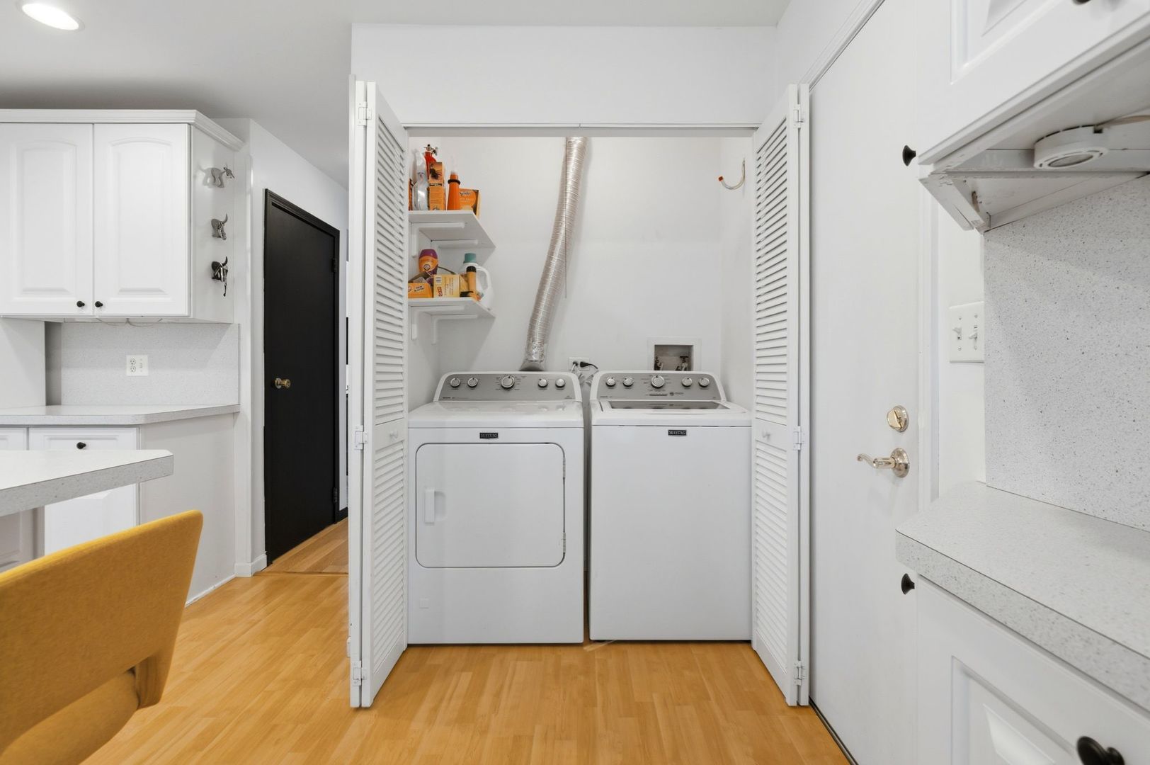 450 Ascot Lane Streamwood, IL 60107 - Photo 24 of 27 a view of kitchen with furniture and wooden floor
