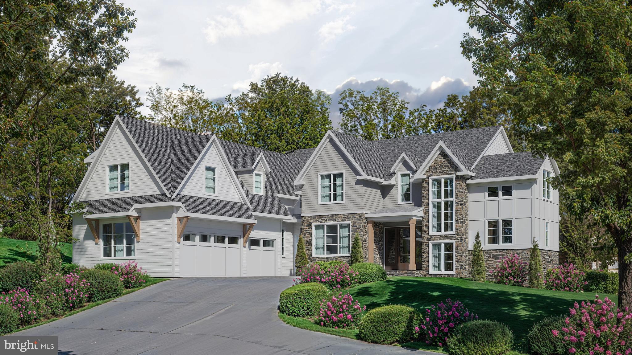 29 Sandringham Road Bala Cynwyd, PA 19004 - Photo 29 of 29 front view of a house with a yard