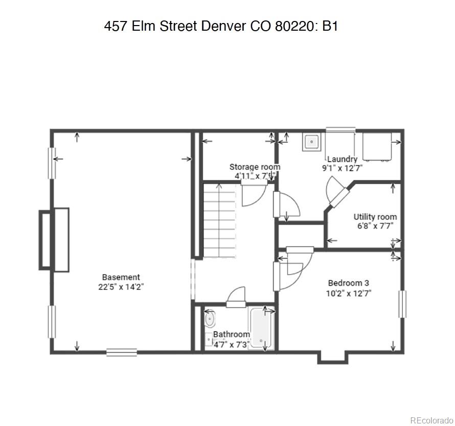 457 Elm Street Denver, CO 80220 - Photo 44 of 45 a picture of a bench