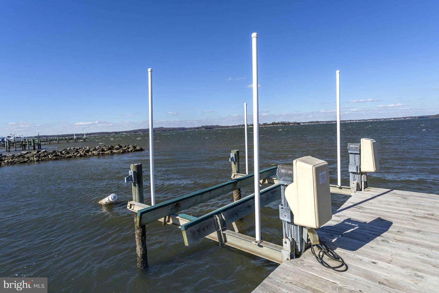 1077 Shore Acres Road Arnold, MD 21012 - Photo 29 of 30 Private T-Shaped Pier with Boat Lift