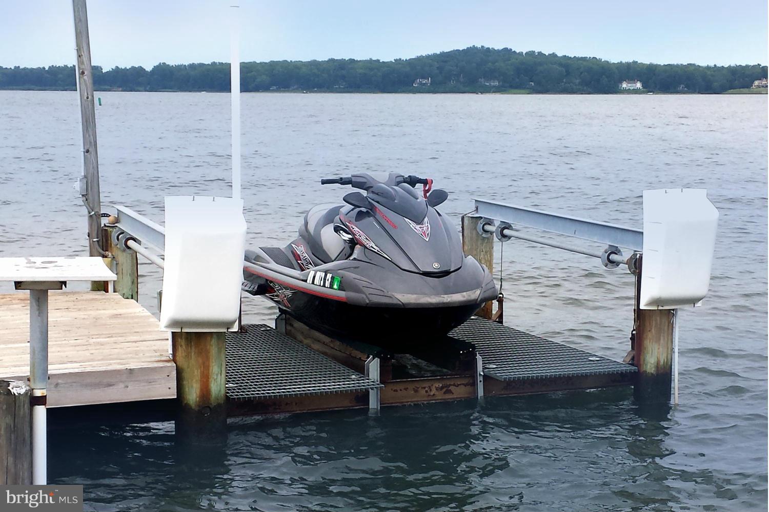 1077 Shore Acres Road Arnold, MD 21012 - Photo 30 of 30 Pier Jet Ski Lift Ready and Waiting for FUN