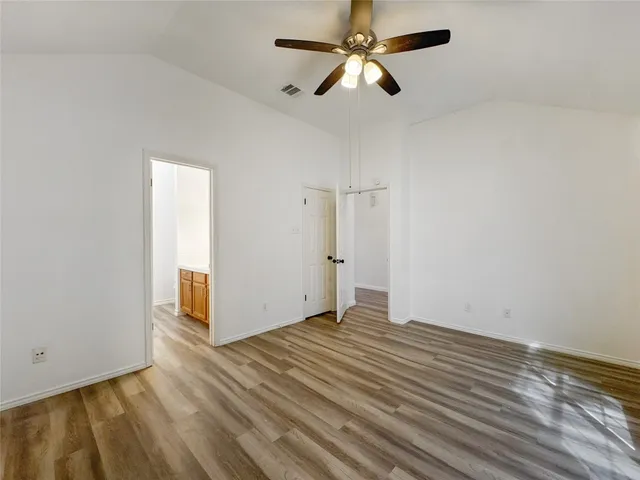wooden floor in an empty room