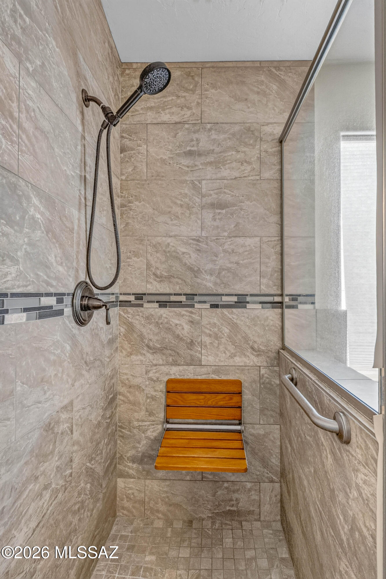 446 West Silvertip Road Tucson, AZ 85737 - Photo 31 of 51 Tiled Shower In Primary Bath