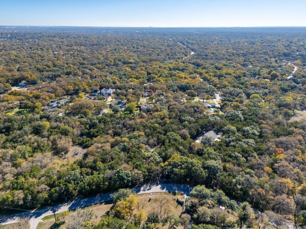 3707 Wyldwood Road Austin, TX 78739 - Photo 29 of 30 an aerial view of house with yard
