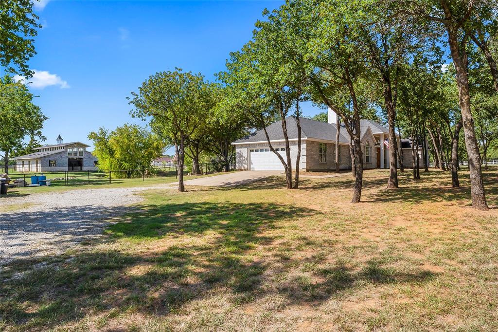 1082 Post Oak Road Copper Canyon, TX 76226 - Photo 35 of 40 a view of a house with a yard