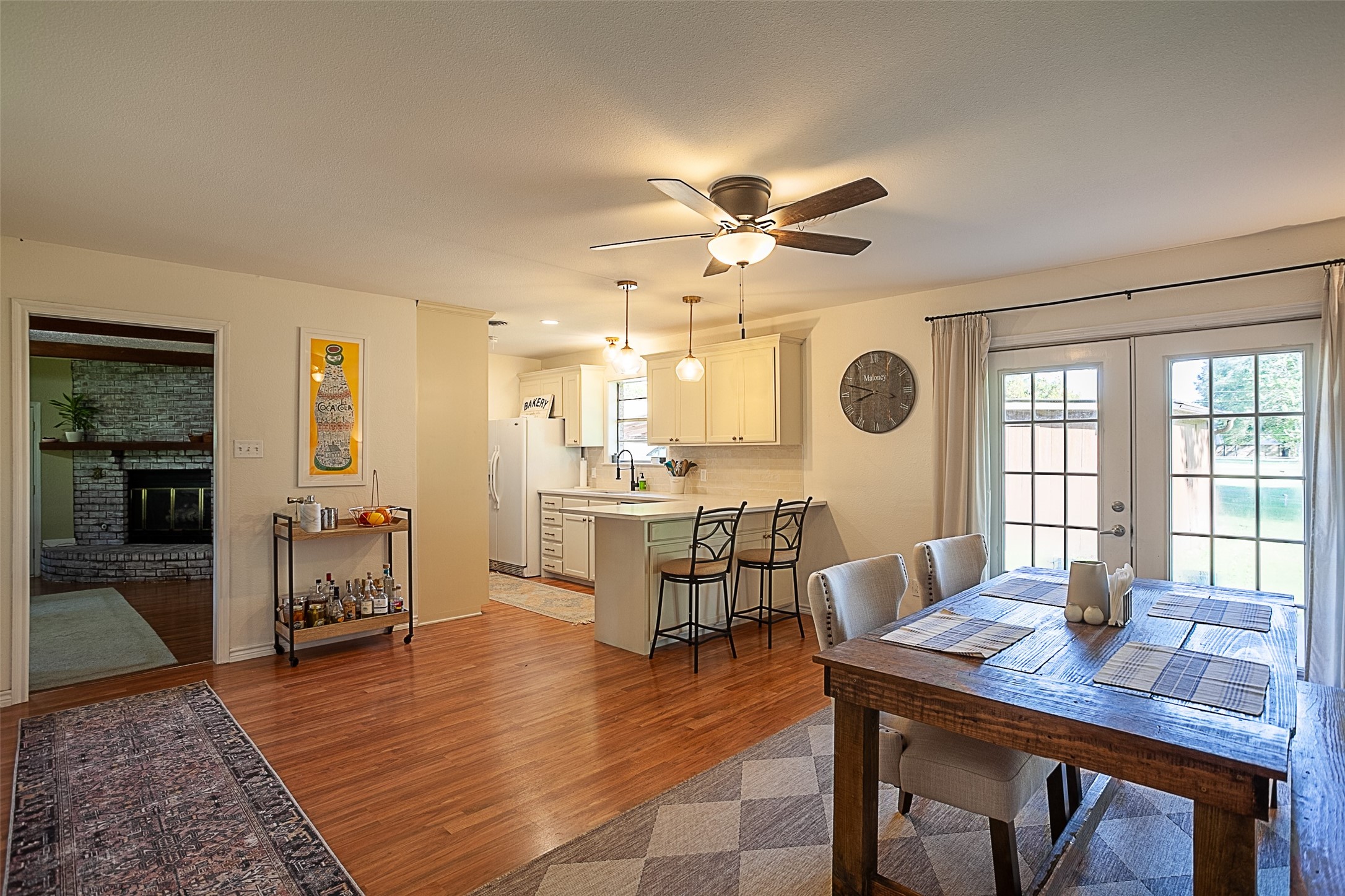 3381 Carpenter Road Orange, TX 77630 - Photo 5 of 29 a view of a dining room with furniture window and wooden floor