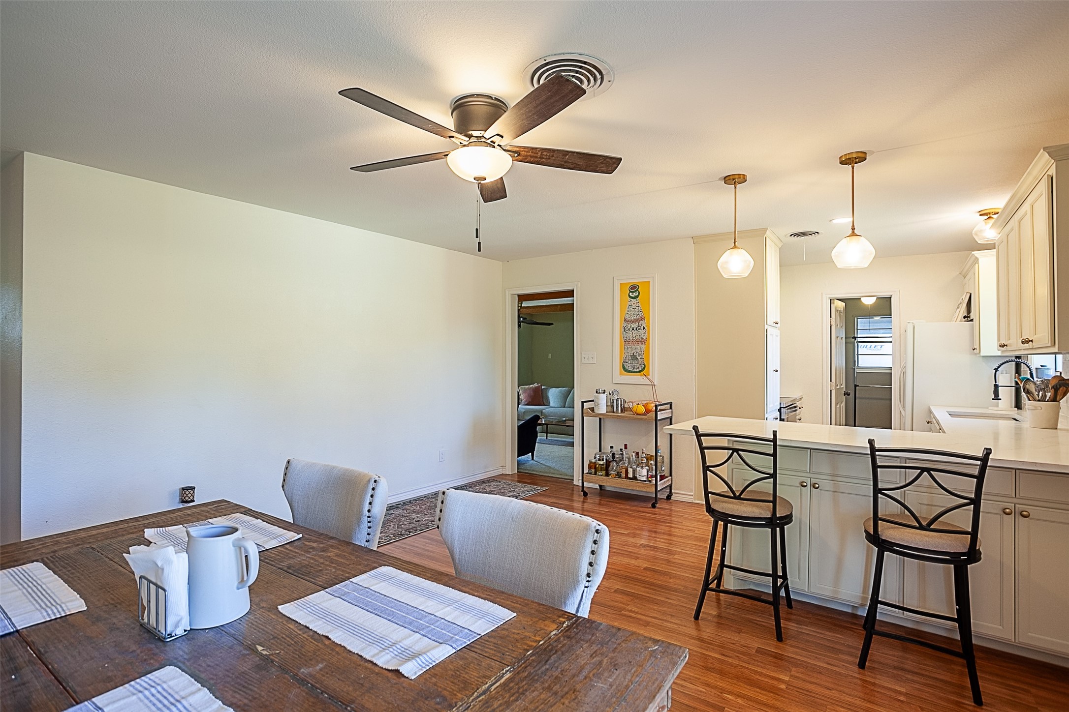 3381 Carpenter Road Orange, TX 77630 - Photo 6 of 29 a living room with furniture and a wooden floor