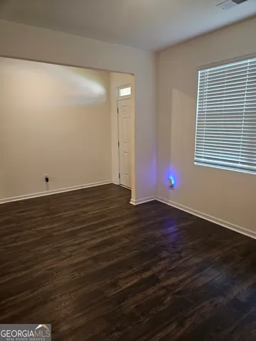 wooden floor in an empty room