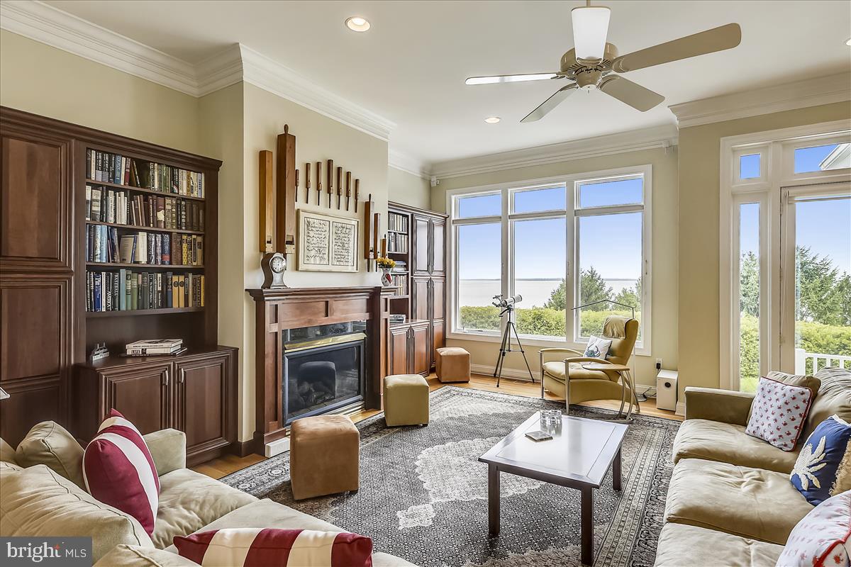 207 Riverview Road Stevensville, MD 21666 - Photo 12 of 49 Custom Fireplace w/Uba Tuba Granite & Cherry