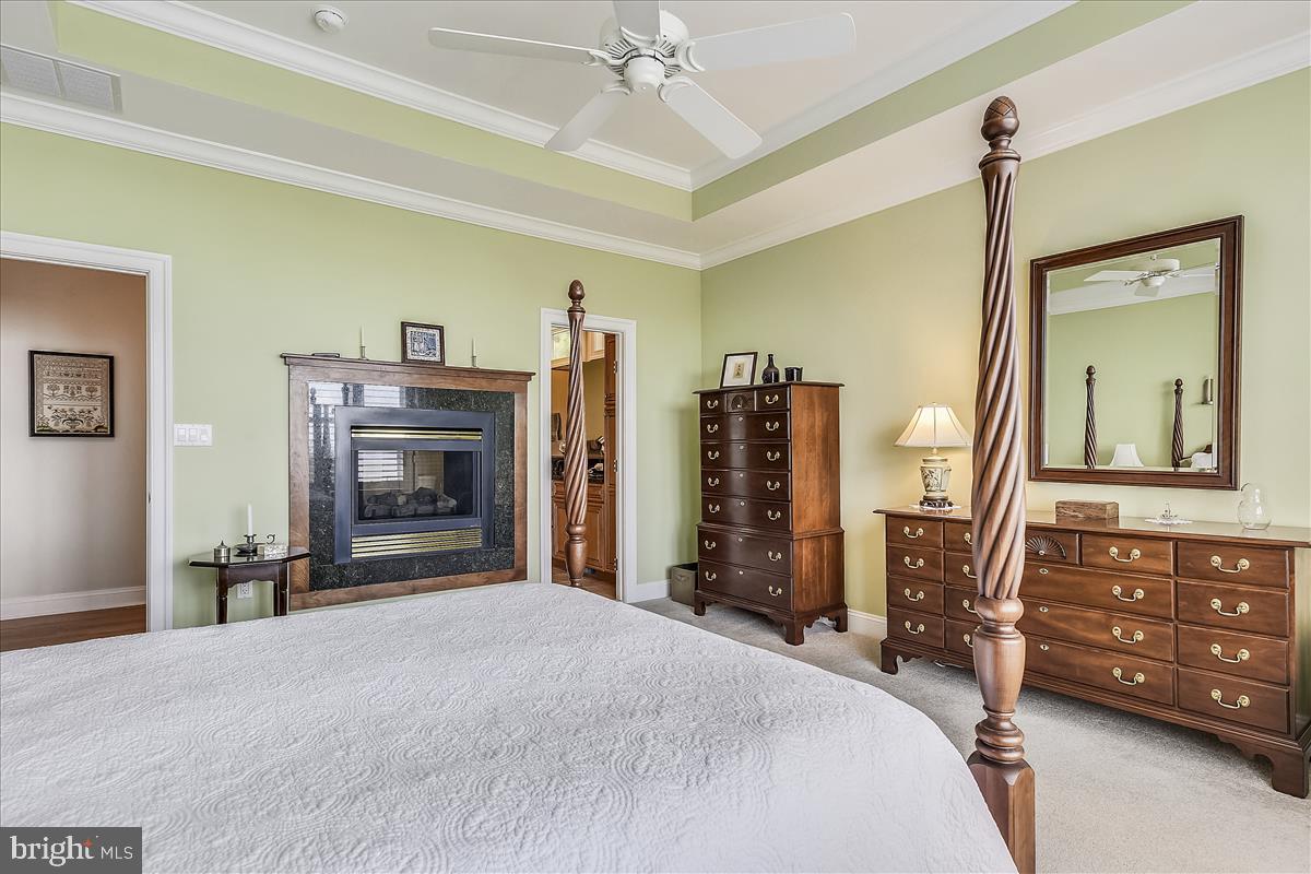 207 Riverview Road Stevensville, MD 21666 - Photo 19 of 49 Fireplace w/Uba Tuba Granite & Cherry Surround