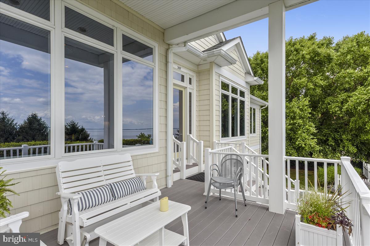 207 Riverview Road Stevensville, MD 21666 - Photo 40 of 49 Reflection of the Chester River in Windows