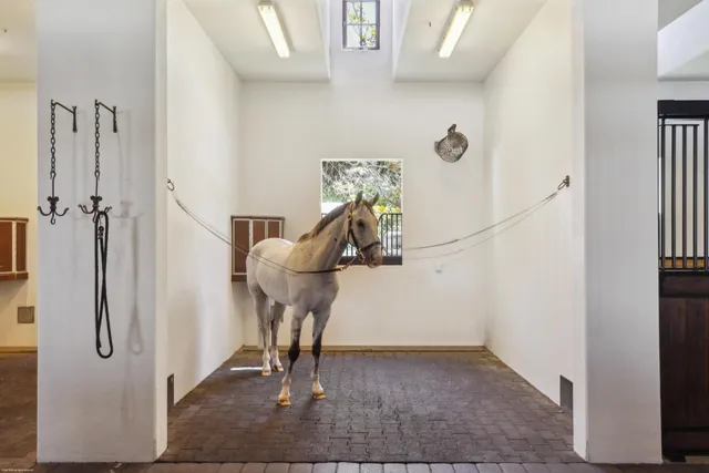 view of hall way with furniture