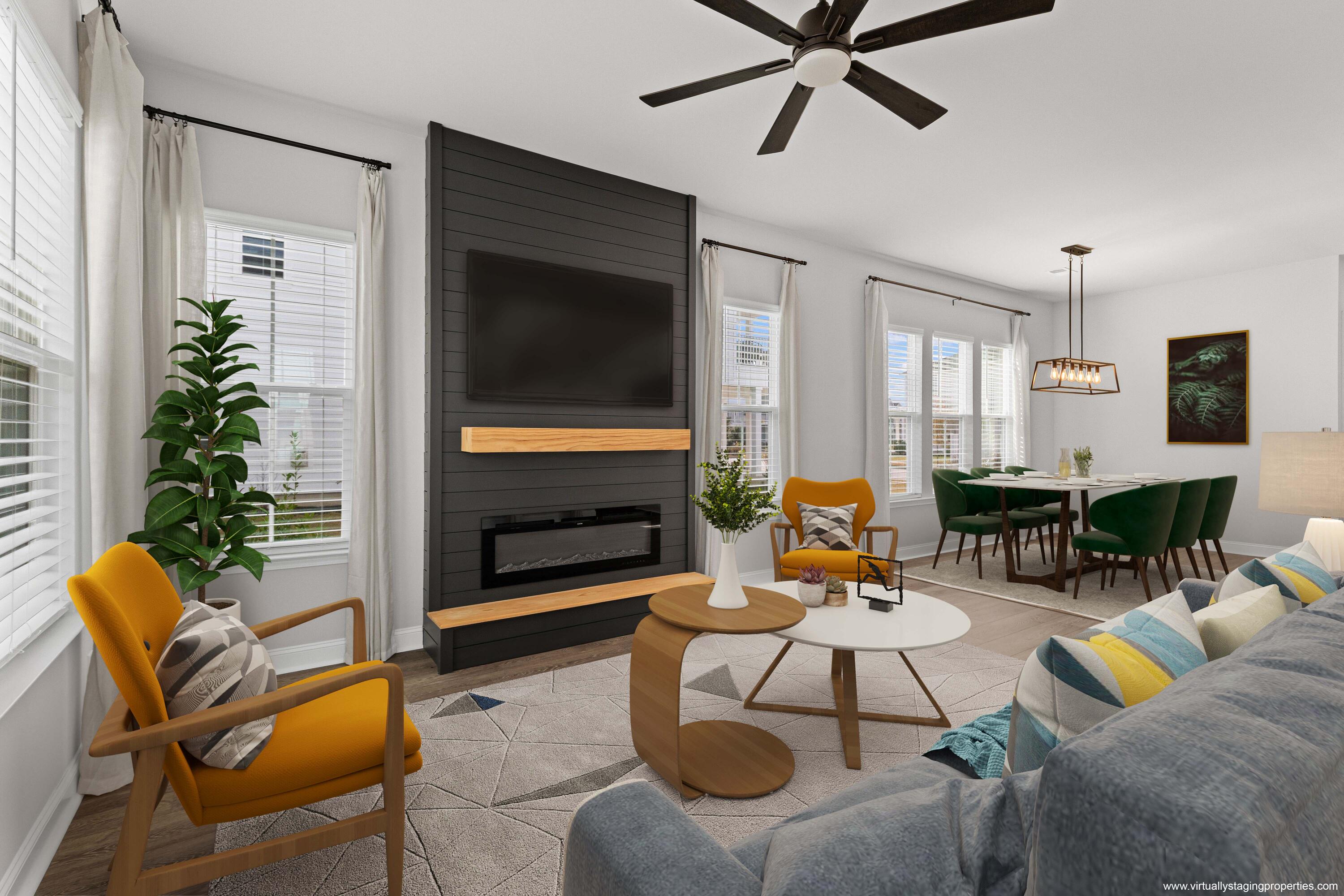 385 Woodgate Way Summerville, SC 29485 - Photo 14 of 45 Virtually staged Living Room