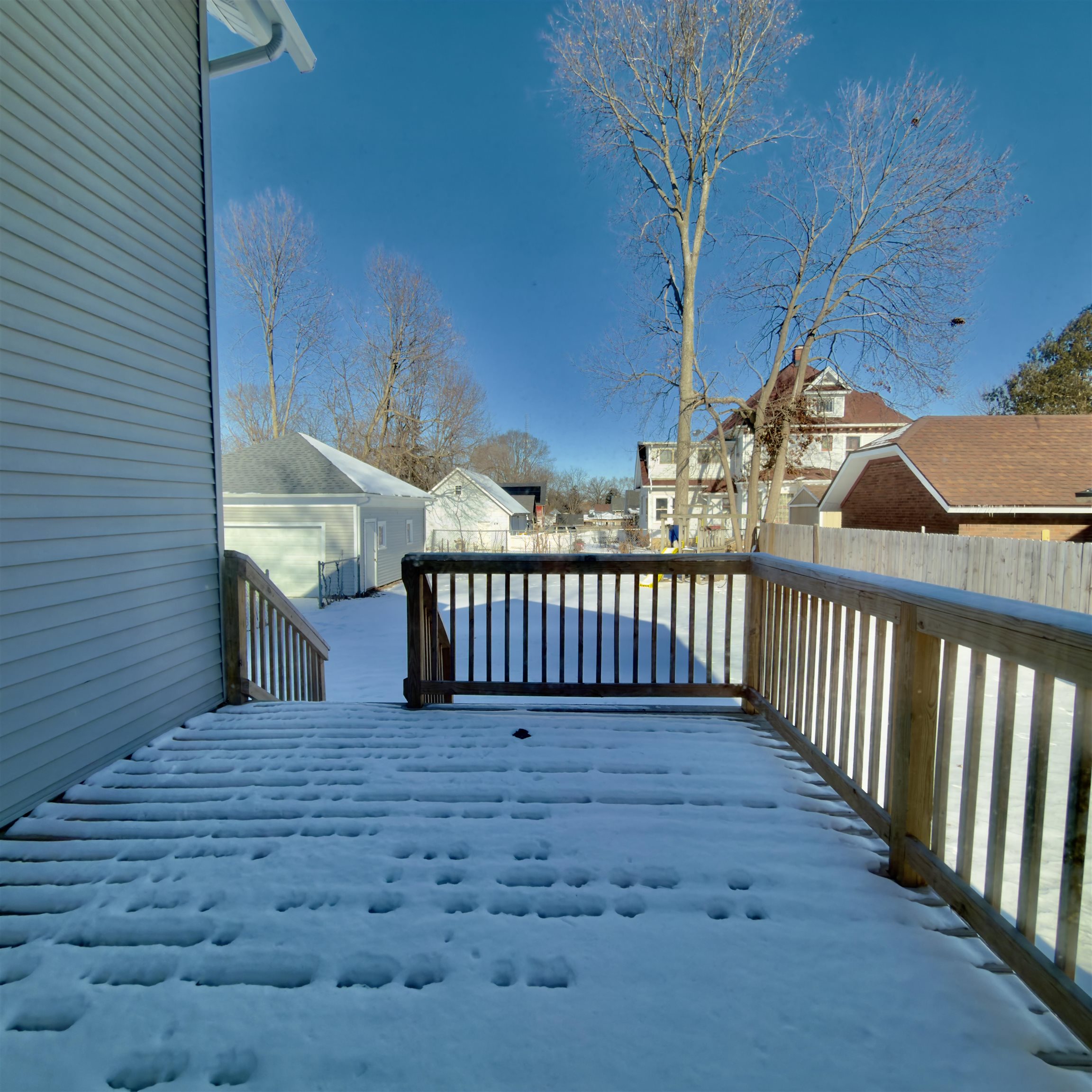 407 Allen Street Belvidere, IL 61008 - Photo 17 of 17 a view of a porch with wooden floor