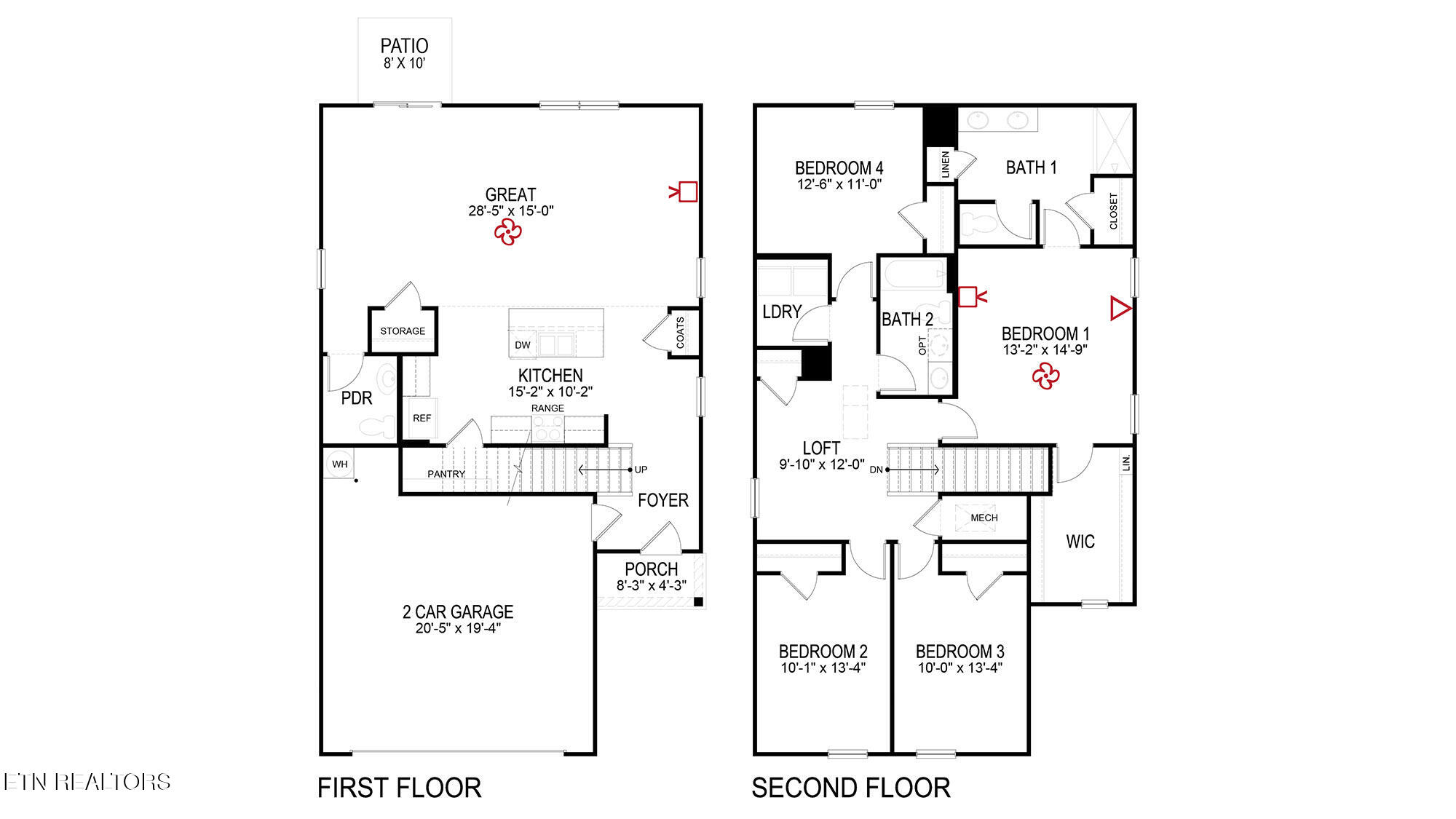 317 Hatcher Road Seymour, TN 37865 - Photo 2 of 2 Elston Express floor plan
