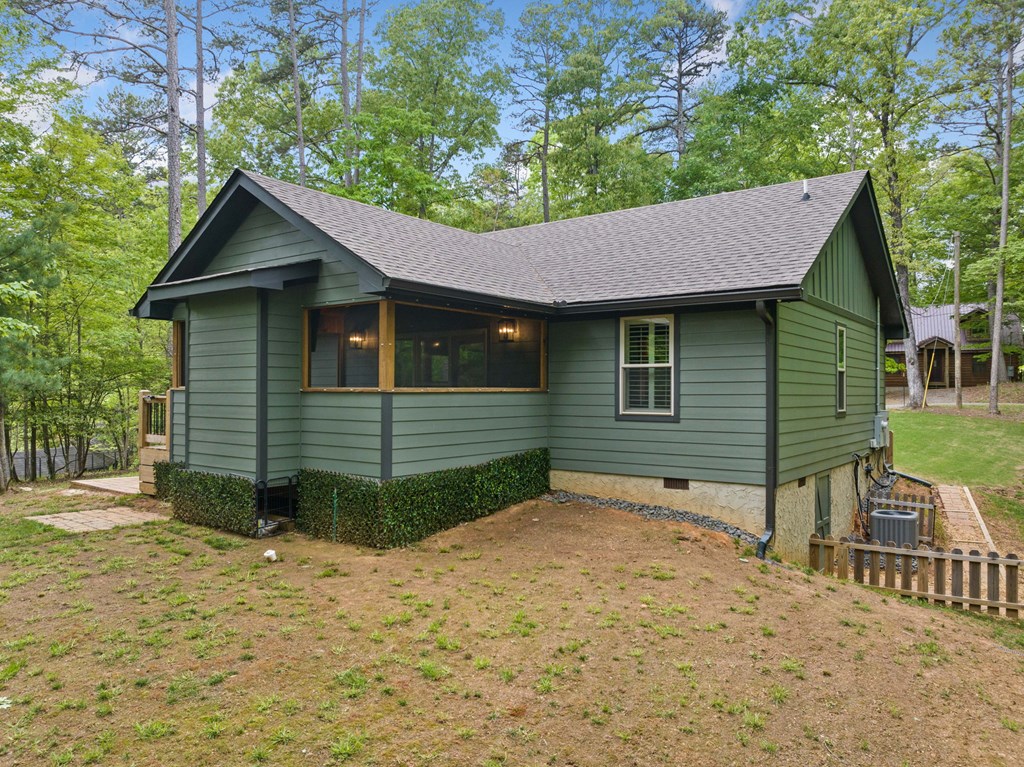 20 Mohawk Trail Ellijay, GA 30540 - Photo 41 of 84 Back of home with spacious fenced in yard