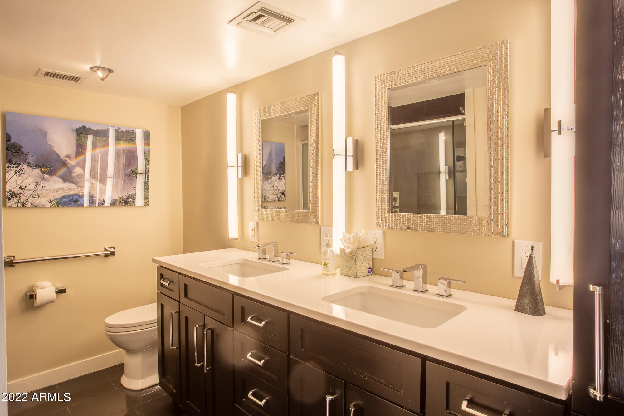 805 North 4th Avenue, Unit 708 Phoenix, AZ 85003 - Photo 22 of 31 a bathroom with a sink double vanity and a toilet