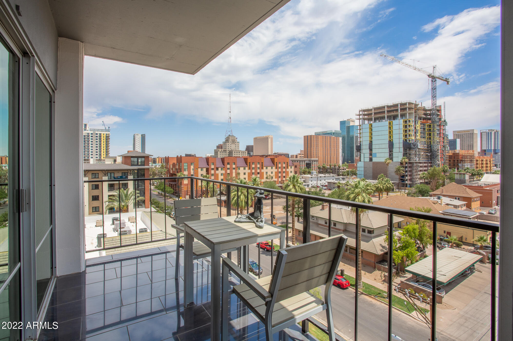 805 North 4th Avenue, Unit 708 Phoenix, AZ 85003 - Photo 28 of 31 a view of a balcony with city view