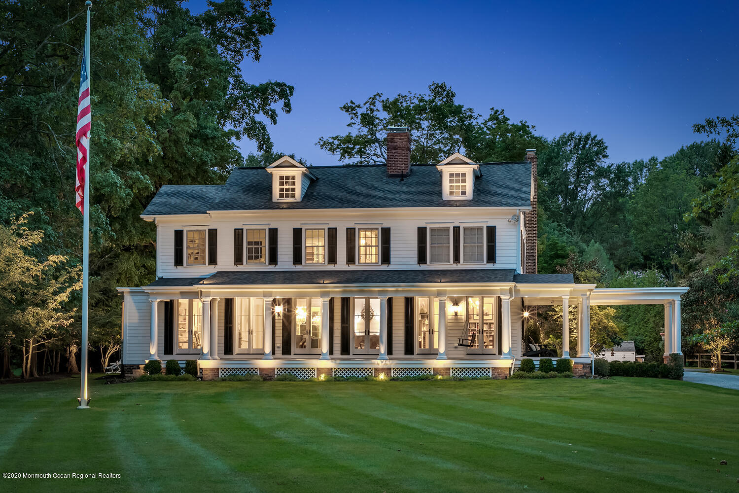 172 Rumson Rd Rumson - exterior twilight