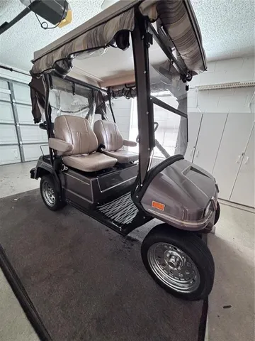 a car parked in a garage