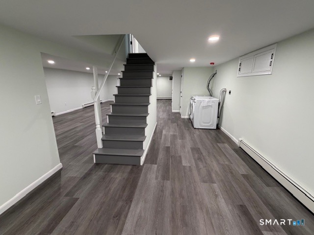 26 Kelly Road Hamden, CT 06518 - Photo 28 of 38 a view of entryway and hall with wooden floor