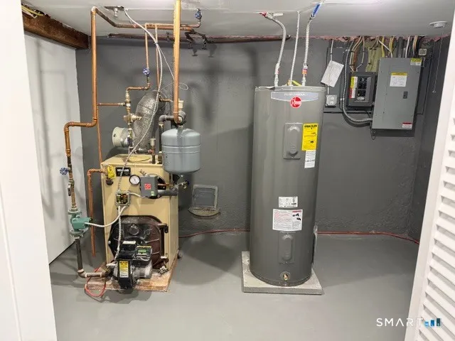 a view of storage and utility room