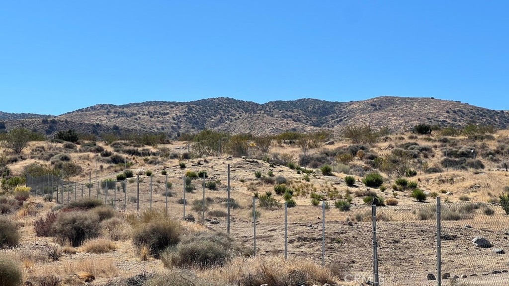 7300 East Mt Emma Road Littlerock, CA 93543 - Photo 23 of 33 a view of a dry field with mountains in the background